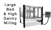 cheap economical large bed high gantry budget precision cnc cutting milling routing machines