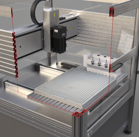 budget cheap sliding-bed cnc milling routing cutting machine with vacuum bed